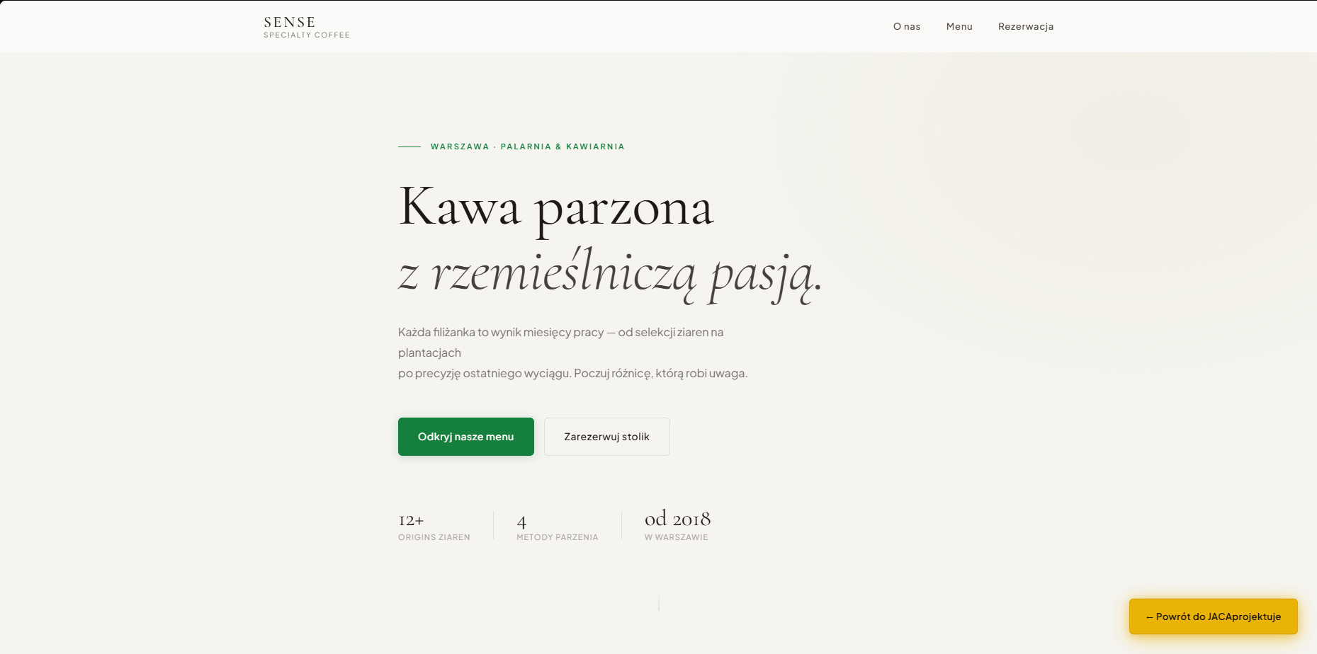 SENSE Specialty Coffee